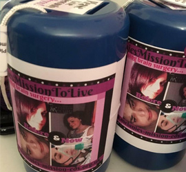 Melanies Mission To Live - collection boxes