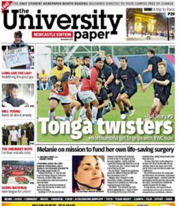 Melanies-Mission-To-Live-in-the-papers-news-university